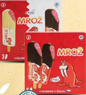 Mrož Mrazený ovocný krém