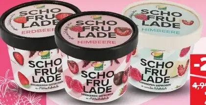 Schofrulade Mrazené ovocie v čokoláde Erdbeere, Himbeere
