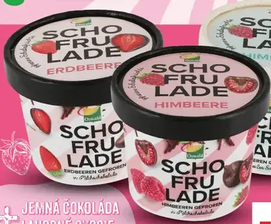 Oswald Schofrulade Mrazené ovocie v čokoláde