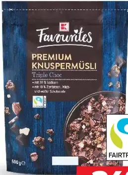 Favorites Müsli čokoládové