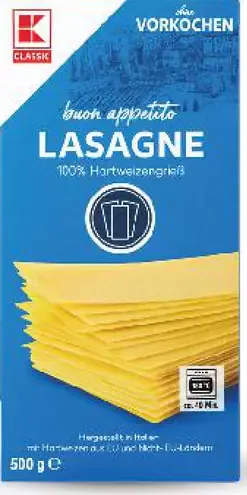 K-Classic Cestoviny bezvaječné