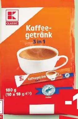 K-Classic instantný kávový nápoj 3v1