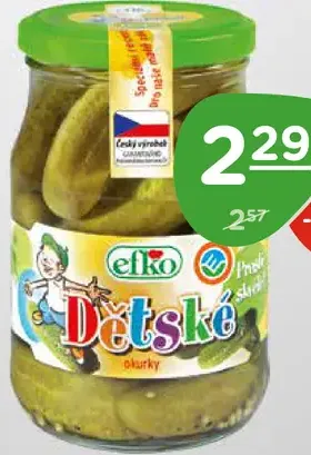 Efko detské uhorky