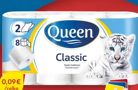 Queen Toaletný papier Classic 2-vrstvový