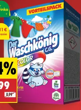 Waschkonig prací prášok Color
