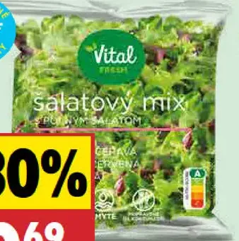 Vital Fresh Šalátový mix s poľným šalátom