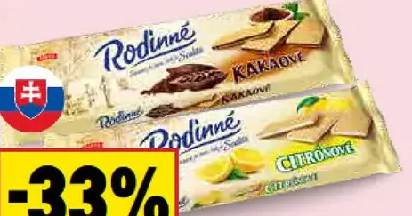 Sedita Oblátky rodinné citrón/kakao