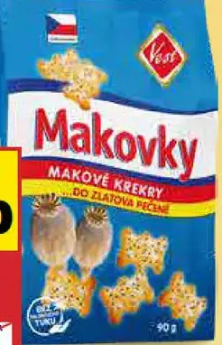 Makovky makové krekry