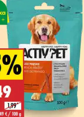 Activ Pet Pochúťka pre psy rôzne druhy
