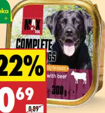Max Complete Krmivo pre psy vanička hovädzia