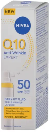 NIVEA Q10 pleťové fluidum s OF 50