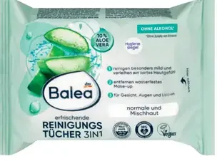 Balea čistiace vlhčené utierky