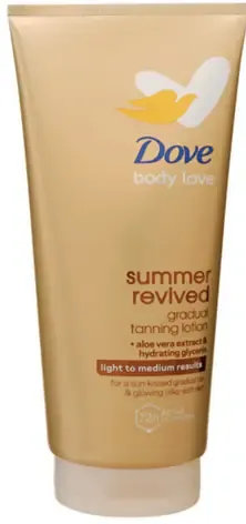 Dove body love summer revived tónovacie telové mlieko