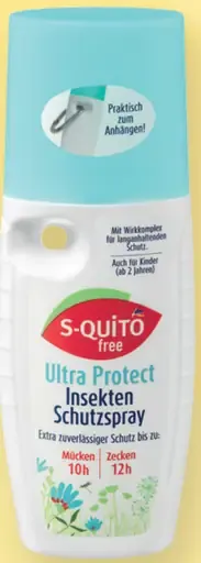 S-QUITO free Ultra Protect repelent proti hmyzu
