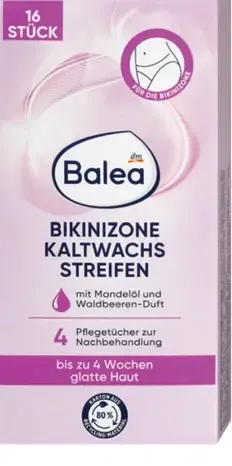 Balea epilačné voskové pásiky na oblasť bikín