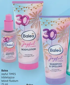 Balea Joyful TIMES trblietajúce telové fluidum