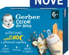 Gerber Cereal for Baby mliečko s kašou