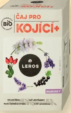 LEROS BIO bylinný čaj pre dojčiace matky