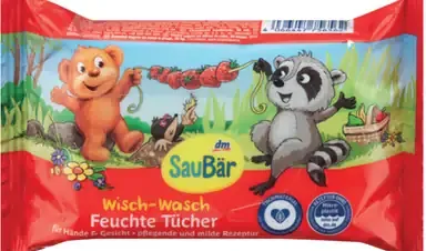 SauBär detské vlhčené utierky