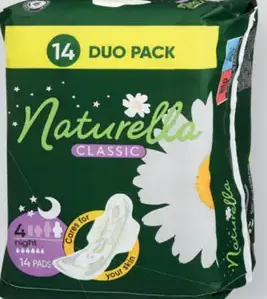 Naturella Classic nočné hygienické vložky