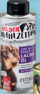 DEIN BESTES HELDEN MAHLZEIT lososový olej pre psov