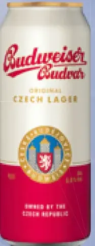 Budweiser Budvar plechovka