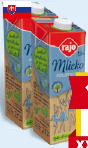 Rajo Mlieko 1,5%
