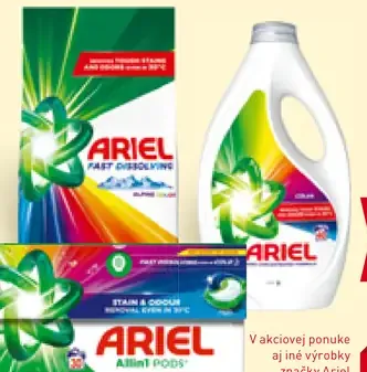 Ariel prací prášok