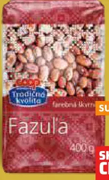 Tradičná kvalita Fazuľa farbená