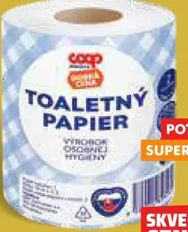 Toaletný papier 2-vrstvový