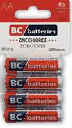 BC batteries AAA
