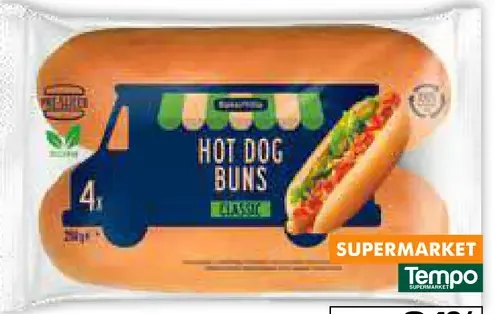 Tempo Hot Dog žemle