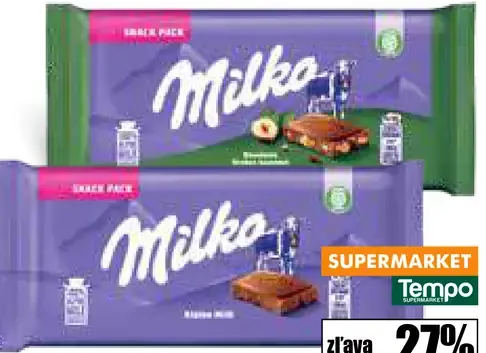 Milka 2 druhy