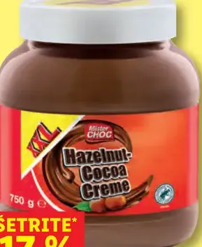 Choco Hazelnuť-kakaová nátierka
