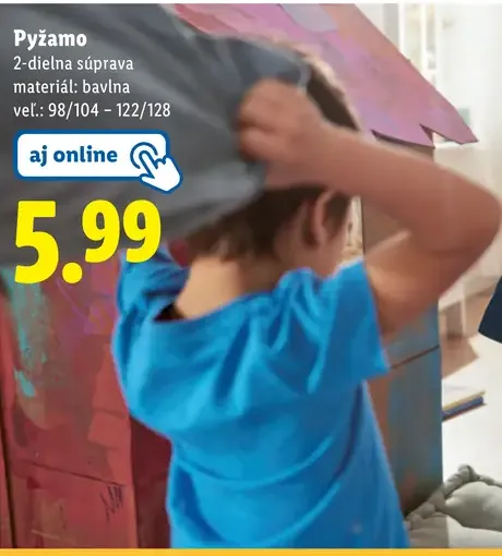 Chlapčenské pyžamo