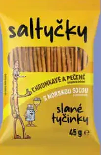 Saltyčky tyčinky s morskou soľou