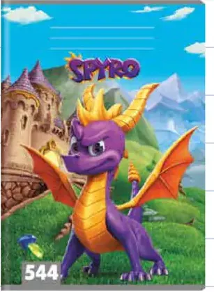 Školský zošit Spyro 544