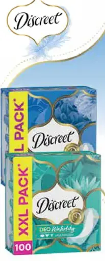 Discreet dámske slipové vložky