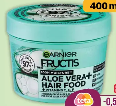 Garnier Fructis, hydratačná maska na vlasy