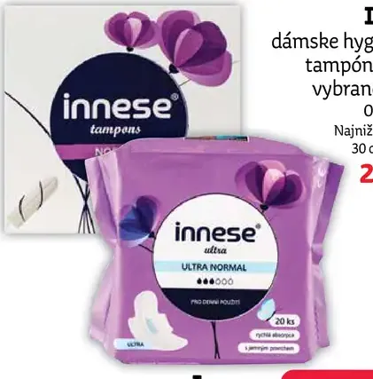 Inesse dámske hygienické tampóny