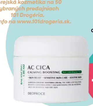 Deoproce AC CICA krém na citlivú a problematickú pleť