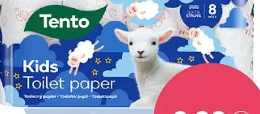 Tento Kids Toilet Paper 3-vrstvový