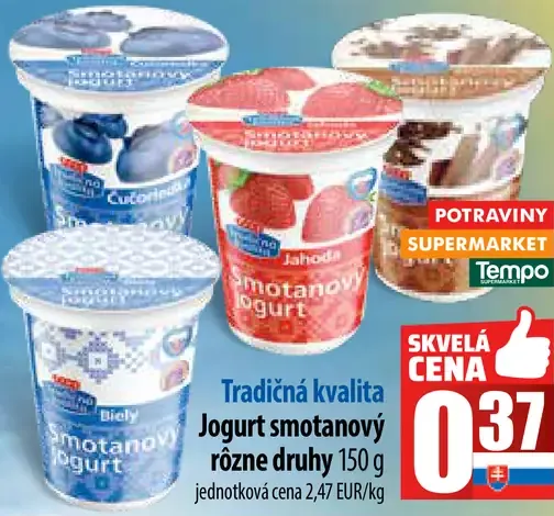 Tradičná kvalita Jogurt smotanový