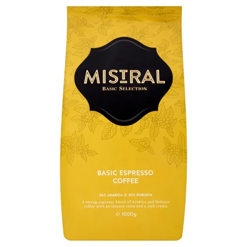 Mistral Basic Espresso pražená zrnková káva