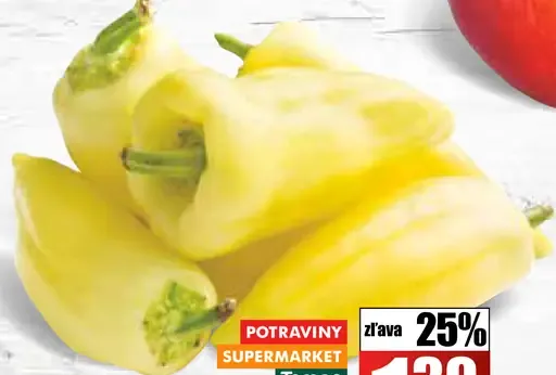 Paprika zeleninová biela