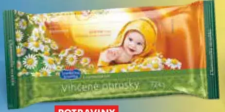 Tradičná kvalita vlhčené obrúsky s harmančekom