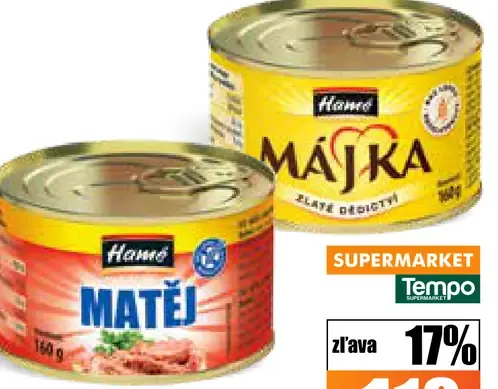 Hamé mäsová nátierka
