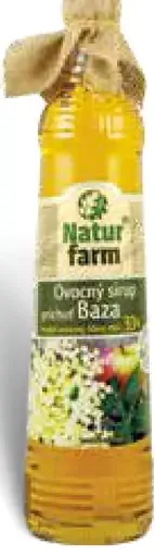 Natur Farm sirup s bazovou príchuťou