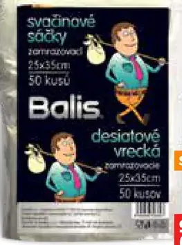 Balis Desiatové vrecká zamrazovacie