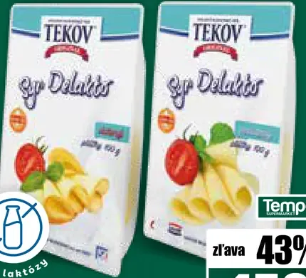 Tekov Delakto syrové plátky